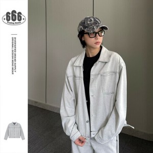 P23037 2025秋新作 メンズ 男女通用 デニムジャケット ルーズフィット 長袖 デザイン ヴィンテージ