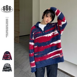 P23038 2025秋冬新作 メンズ スクール風 長袖 カジュアル カップル ゆったり セーター ルーズフィット