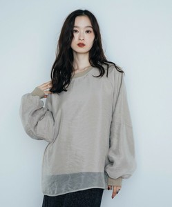 运动衫 透明纱