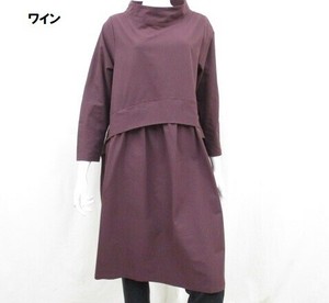 【秋物新商品】ワッシャーデザインワンピース