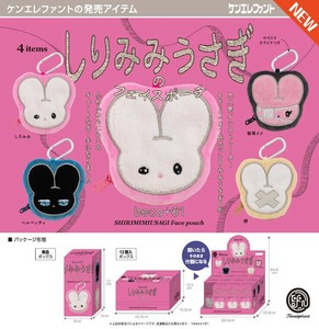 ケンエレファント　beco+81 しりみみうさぎのフェイスポーチ＊日本国内のみの販売
