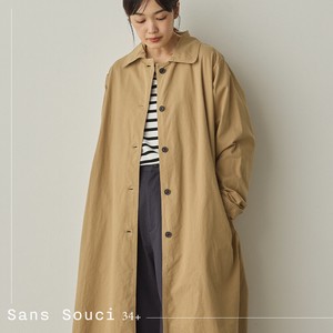 Coat Long Coat Dump Sten Collar