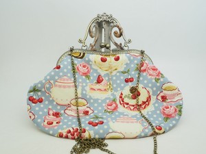 Handbag Gamaguchi Shoulder Bag Tea Time