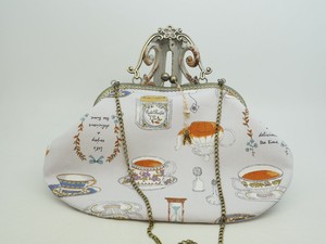 Handbag Gamaguchi Shoulder Bag Tea Time