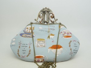 Handbag Gamaguchi Shoulder Bag Tea Time