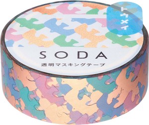 ソ−ダ　透明マステ（バ−ド）