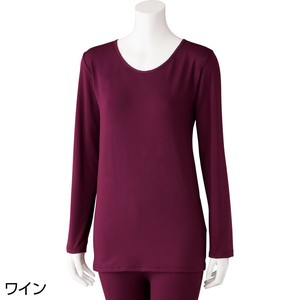 薄くてあったかピーチ起毛長袖インナー