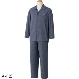 大きめボタンのびのびストレッチパジャマ