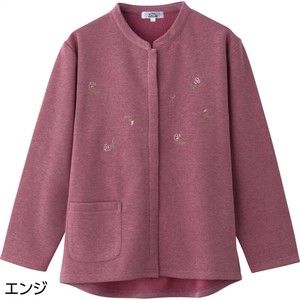 裏起毛前開きトレーナー