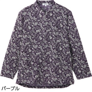 裏起毛ロングファスナーTシャツ