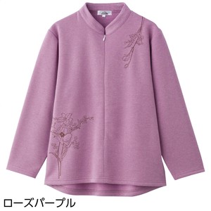 裏起毛ロングファスナートレーナー