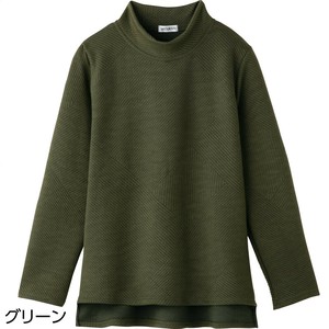 ジャカード後ろ長めTシャツ