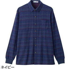 起毛ワンタッチテープニットシャツ