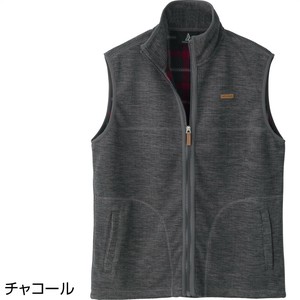 針抜きフリースフルジップベスト