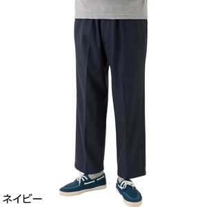 デニム調裏ベロアらくらくパンツ