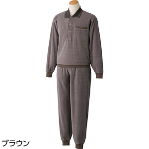 フリースポロ衿上下スーツ