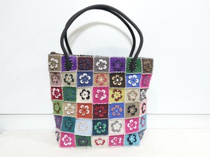 【人気商品】ベトナム・パッチワークバッグ（大）　4