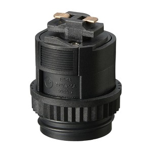 ダクトE26変換ソケット ブラック LCE261BK