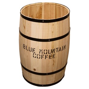 【日本製】ディスプレイ 樽特大 ナチュラル Φ42×H67cm/店舗装飾・イベント用品