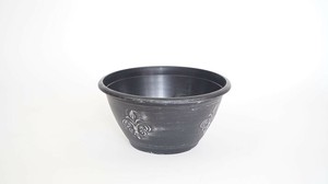 プラダリポットフラット　Black　silver　ガーデニング/植物/花/園芸/鉢