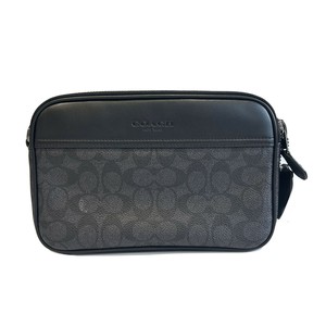 コーチ ショルダーバッグ メンズ ブランド COACH シグネチャー CV921QBMI5 チャコール/ブラック