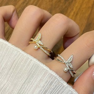 韓国　リング 指輪　リング フリーサイズ　シルバー925メッキ S925 リング　シルバー925 リング
