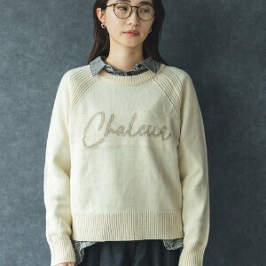 【2025AW新作】一着で決まる◎ クルーネックフロントロゴプルオーバー