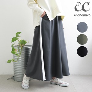 2025AW　サイドライン切替スカート　　2025新作　Economico