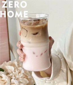 耐熱性 竹節柄ガラス杯 アイスコーヒー専用 家庭・オフィス使用
