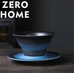 粗陶製マグカップ レトロ調の陶器コーヒーカップ インスタ風デザイン