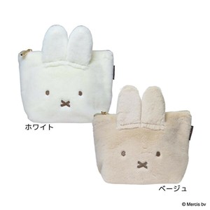 【ポーチ】ミッフィー 台形ポーチ BRUNA FACE FUR