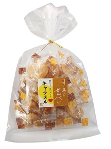 【予約販売：26年VD】【ふじや】※10月29日受注締め※　はあとせんべい　巾着　キャラメル　40g