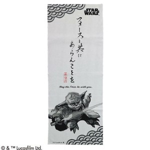 STAR WARS スター・ウォーズ クールライトインク 手ぬぐい タオル　タペストリー　日本製