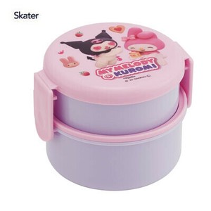 便当盒 2层 午餐盒 My Melody美乐蒂 Kuromi酷洛米 Skater 500ml