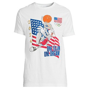 Tシャツ Looney Tunes x Team USA Bugs Bunny REX-TS-001 ホワイト