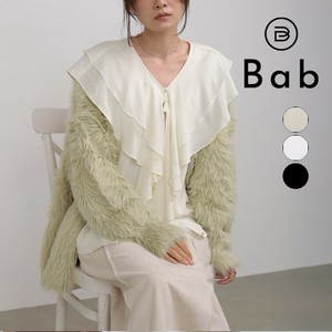 Pre-order Button Shirt/Blouse Collar Blouse [A/W NEW]