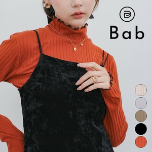 【予約販売】選べるデザイン：ウェーブメローリブカットソー【9月30日頃出荷予定】2025秋冬新作