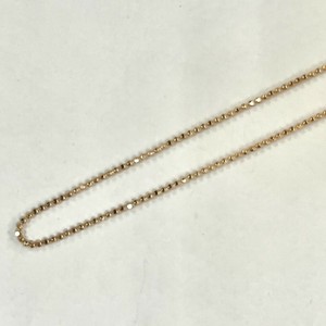 Plain Silver Chain Pink Jewelry Ball Chain 40cm