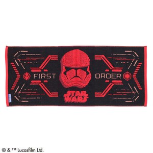 STAR WARS スター・ウォーズ ダークレッド フェイスタオル