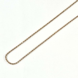 Plain Silver Chain Pink Jewelry 40cm