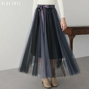 再入荷【グラデーションボリュームチュールスカート】ボトムス　チュール　スカート