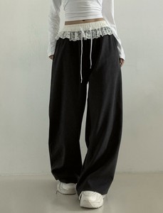 Full-Length Pant Waist Wide Pants [A/W NEW]