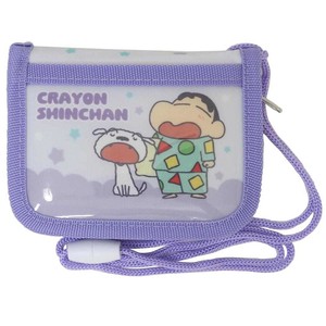 【お財布】クレヨンしんちゃん キッズウォレット パープル