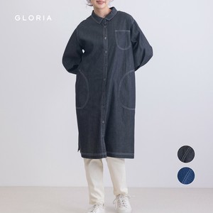 洋装/连衣裙 牛仔衬衫连衣裙
