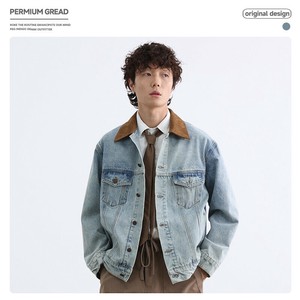 P23110 男女通用 トッブス ジャケット 長袖 カップルレトロ 2025秋新作 メンズ アウター