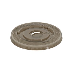 HEIKO 透明カップ A-PET 平蓋 口径92mm用 C穴付き Nブラック 50個/袋