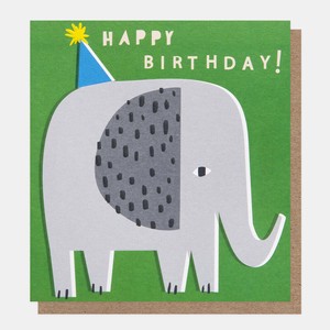 【caroline gardner】HAPPY BIRTHDAY ELEPHANT PARTY HAT