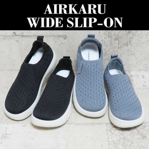 スニーカー スリッポン 軽量 軽い  靴 シューズ ブラック グレー
