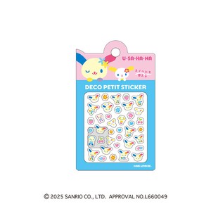 【先行受注】デコプチステッカー ウサハナ サンリオキャラクターズ 予約〆9/30