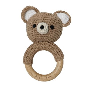 BEBE ANIMAL べべアニマル あみぐるみラトル BEAR 25465